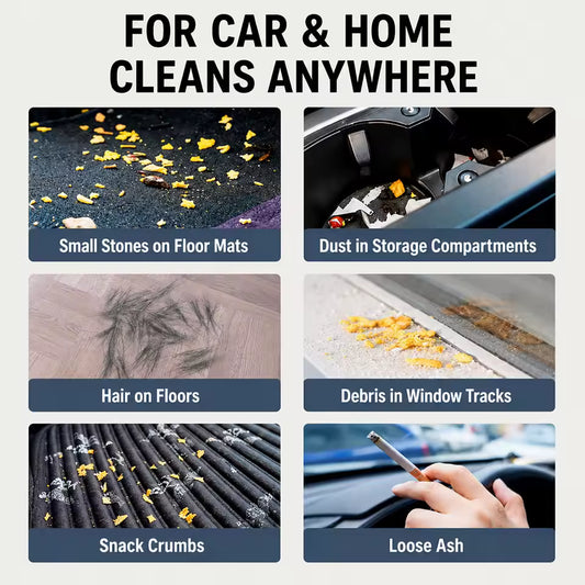 Cordless Handheld Vacuum Cleaner – Powerful Suction for Home and Car
