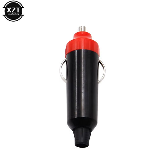 1PC 12V Male Car Cigarette Lighter Socket Plugs Motorcycle Socket Power Charger Adapter Connector + Fuse Converter Plug