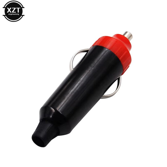 1PC 12V Male Car Cigarette Lighter Socket Plugs Motorcycle Socket Power Charger Adapter Connector + Fuse Converter Plug